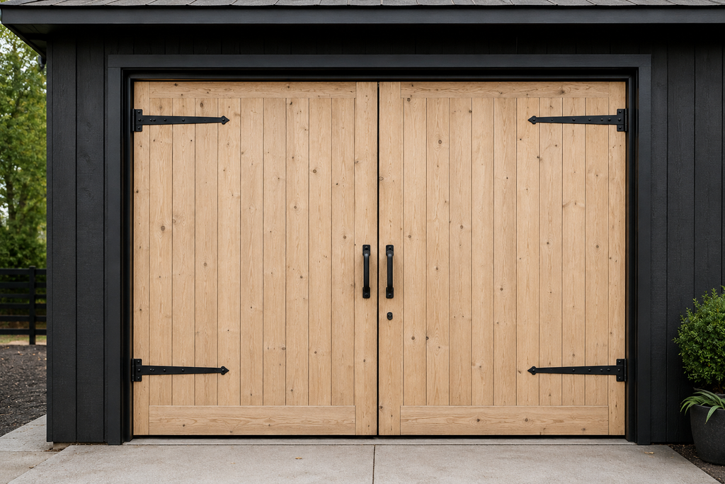 The Austin Natural Pine Swing-Out Door