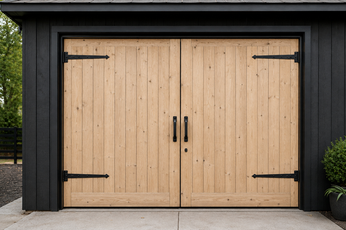 The Austin Natural Pine Swing-Out Door