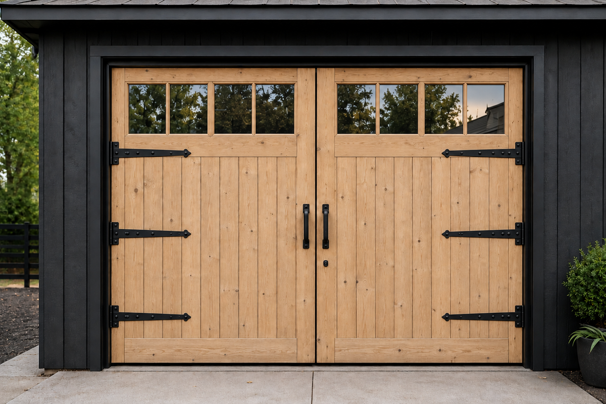 The Austin Natural Pine Swing-Out Door