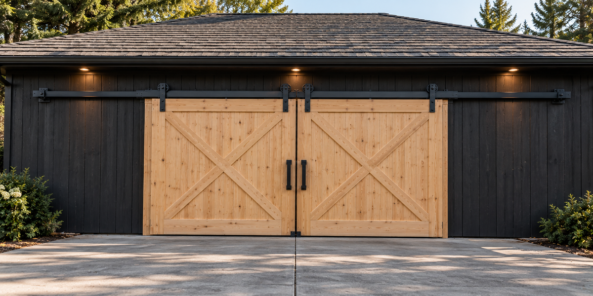 The Montana Sliding Garage Door
